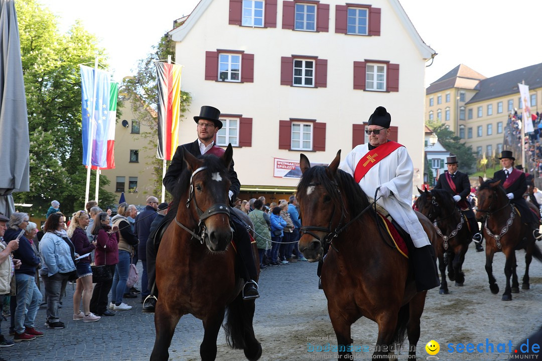 Blutritt - Reiterprozession - Heilig-Blut-Reliquie: Weingarten, 10.05.2024