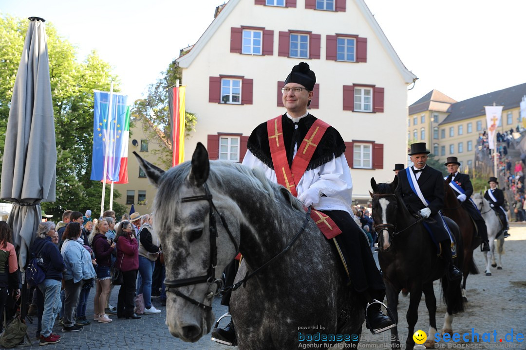 Blutritt - Reiterprozession - Heilig-Blut-Reliquie: Weingarten, 10.05.2024