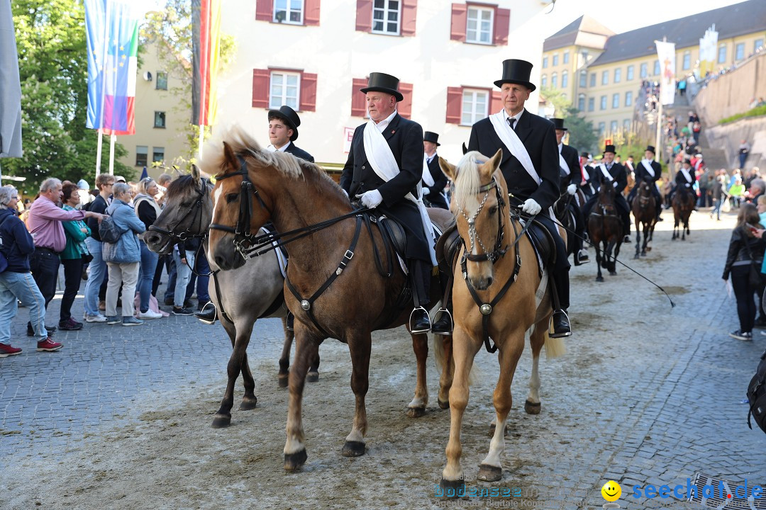 Blutritt - Reiterprozession - Heilig-Blut-Reliquie: Weingarten, 10.05.2024