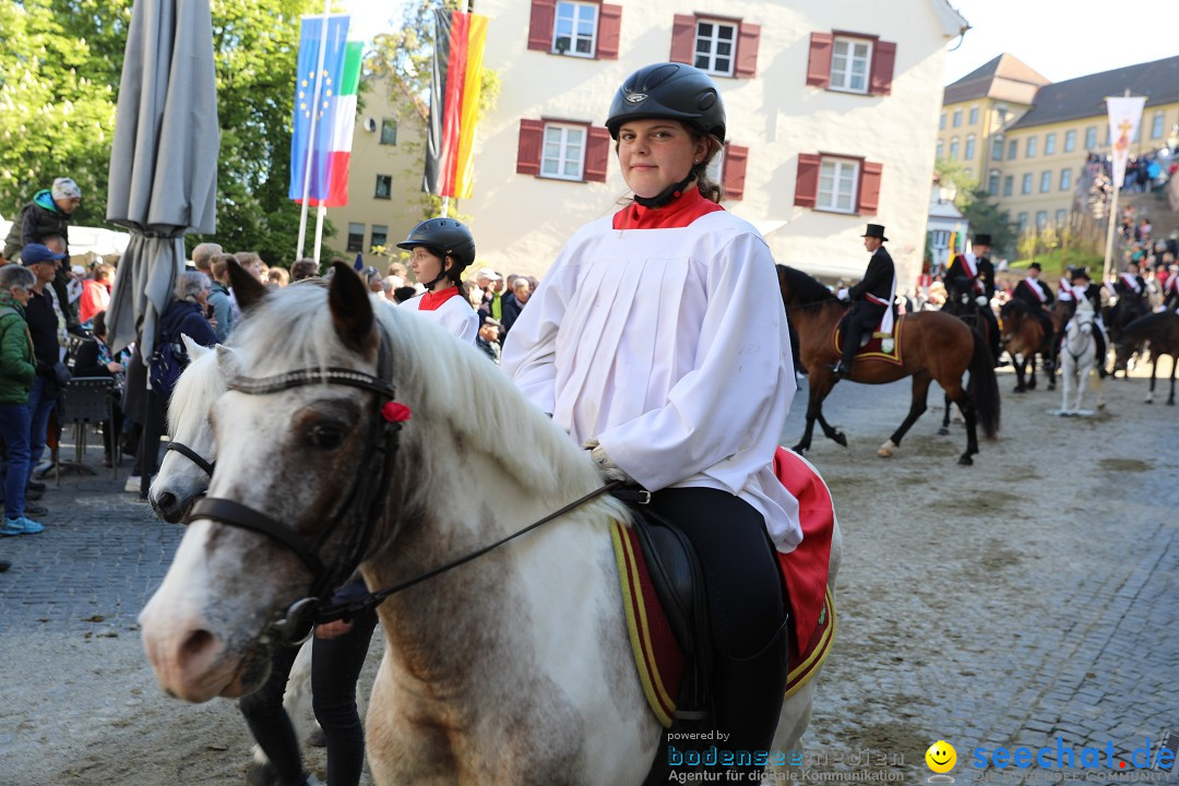 Blutritt - Reiterprozession - Heilig-Blut-Reliquie: Weingarten, 10.05.2024