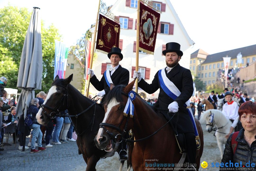 Blutritt - Reiterprozession - Heilig-Blut-Reliquie: Weingarten, 10.05.2024