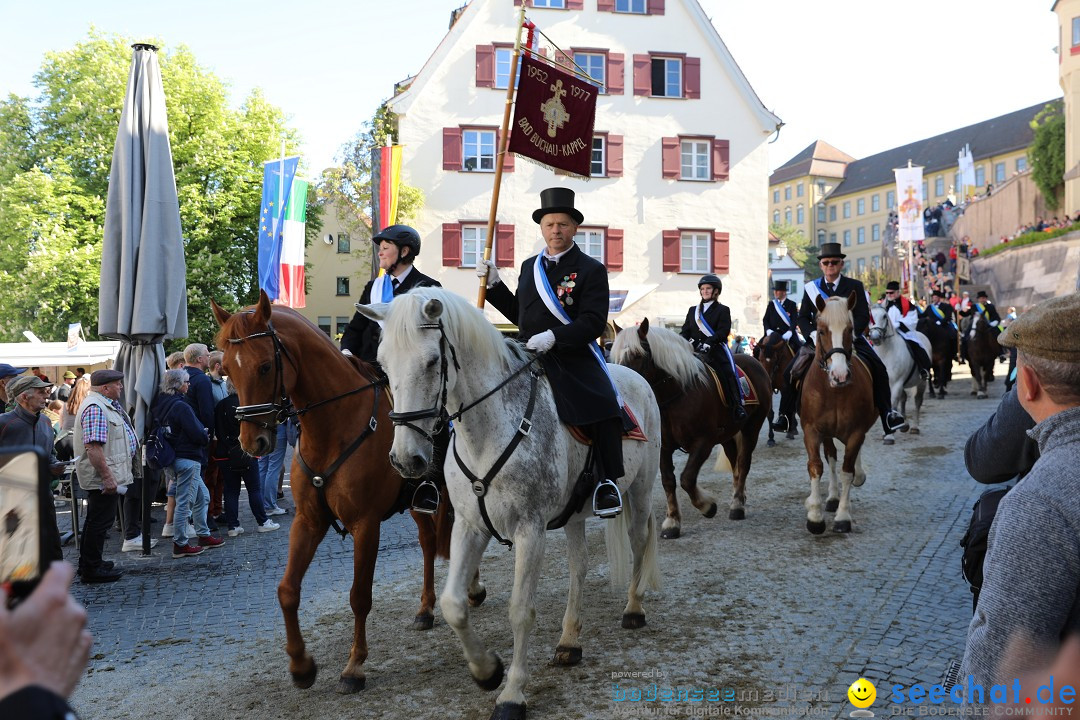 Blutritt - Reiterprozession - Heilig-Blut-Reliquie: Weingarten, 10.05.2024