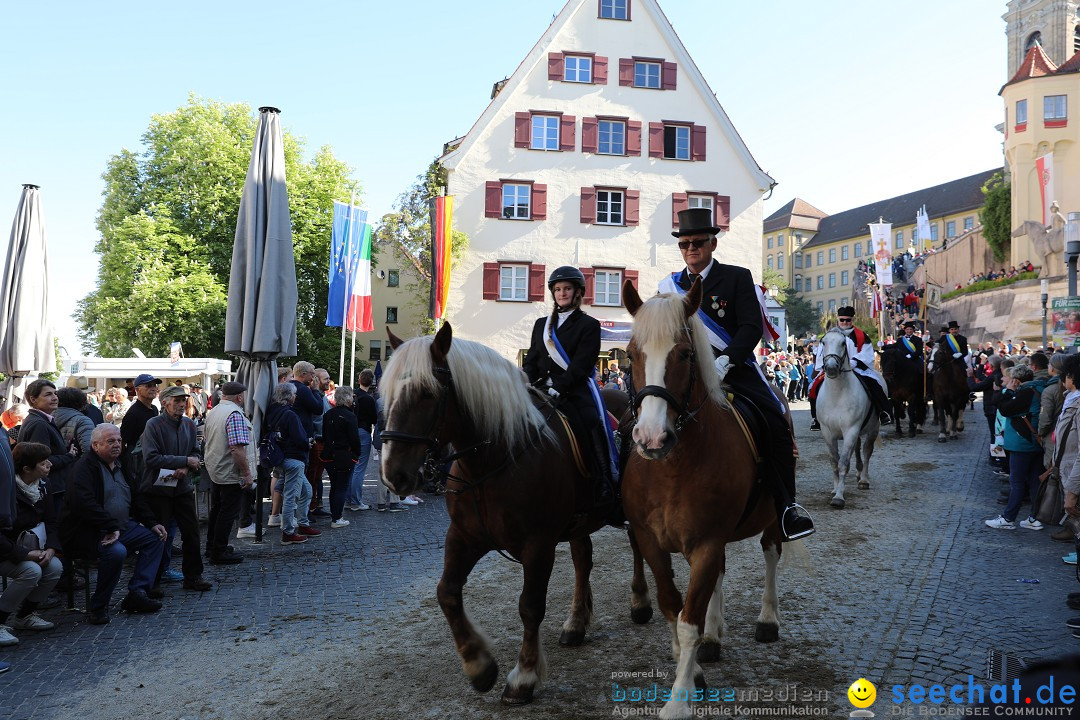 Blutritt - Reiterprozession - Heilig-Blut-Reliquie: Weingarten, 10.05.2024