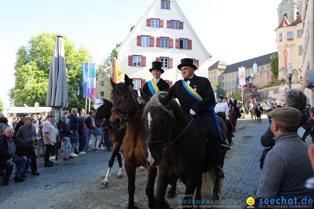 Blutritt - Reiterprozession - Heilig-Blut-Reliquie: Weingarten, 10.05.2024