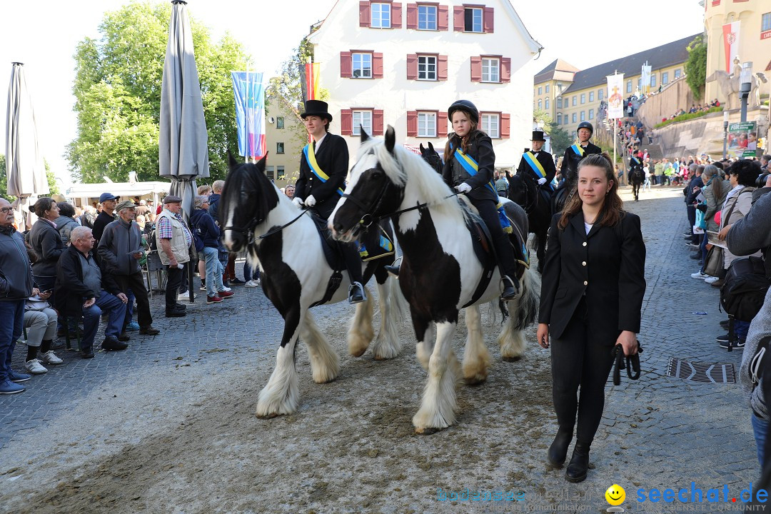 Blutritt - Reiterprozession - Heilig-Blut-Reliquie: Weingarten, 10.05.2024