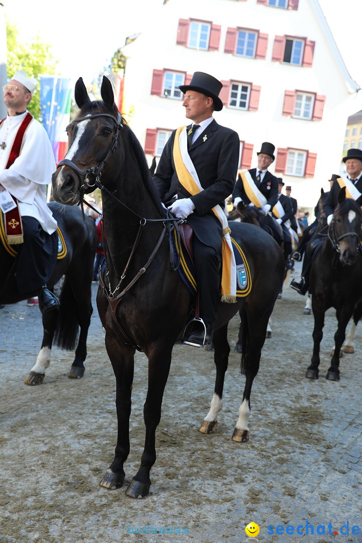 Blutritt - Reiterprozession - Heilig-Blut-Reliquie: Weingarten, 10.05.2024