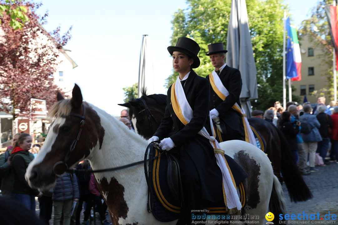 Blutritt - Reiterprozession - Heilig-Blut-Reliquie: Weingarten, 10.05.2024