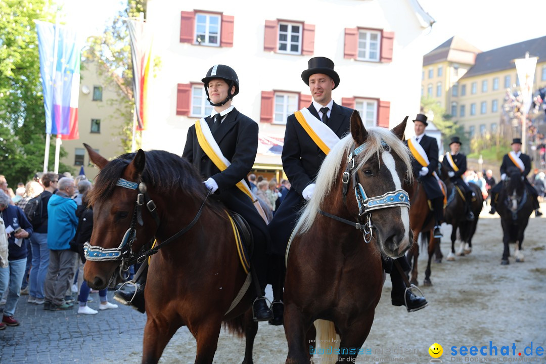 Blutritt - Reiterprozession - Heilig-Blut-Reliquie: Weingarten, 10.05.2024