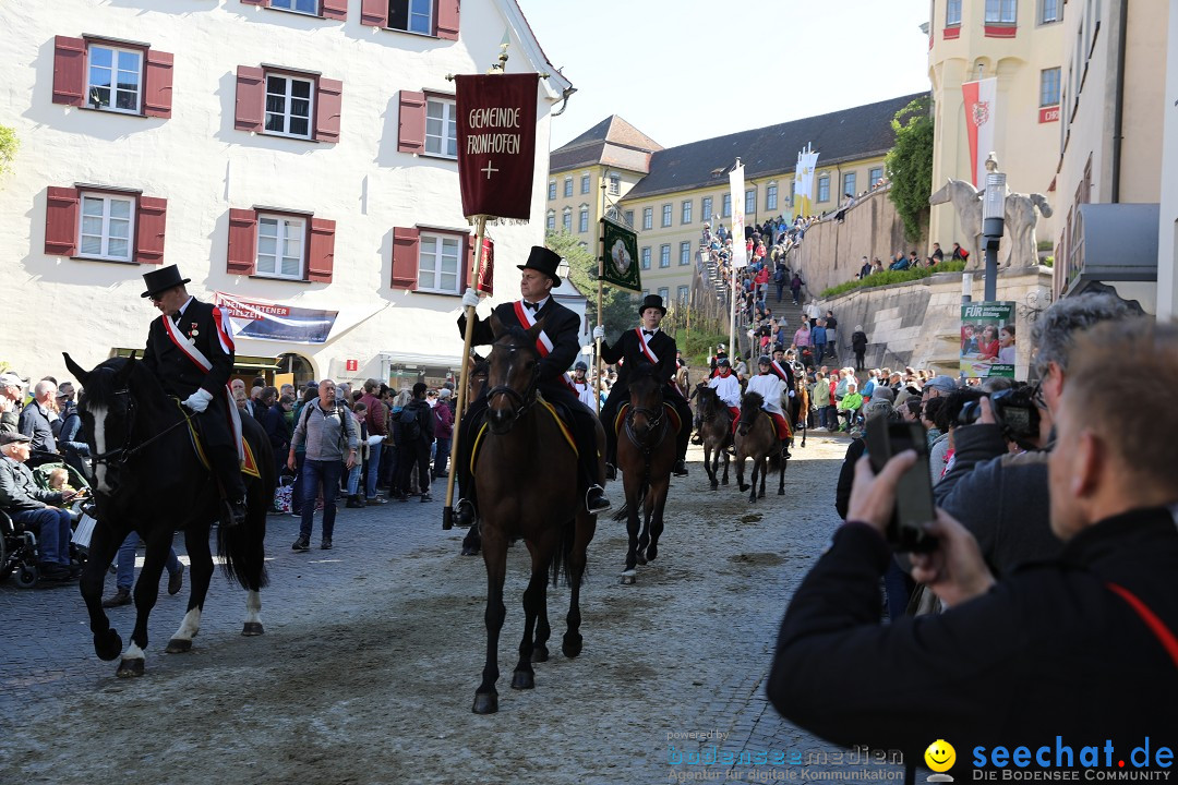 Blutritt - Reiterprozession - Heilig-Blut-Reliquie: Weingarten, 10.05.2024