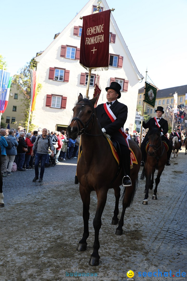 Blutritt - Reiterprozession - Heilig-Blut-Reliquie: Weingarten, 10.05.2024