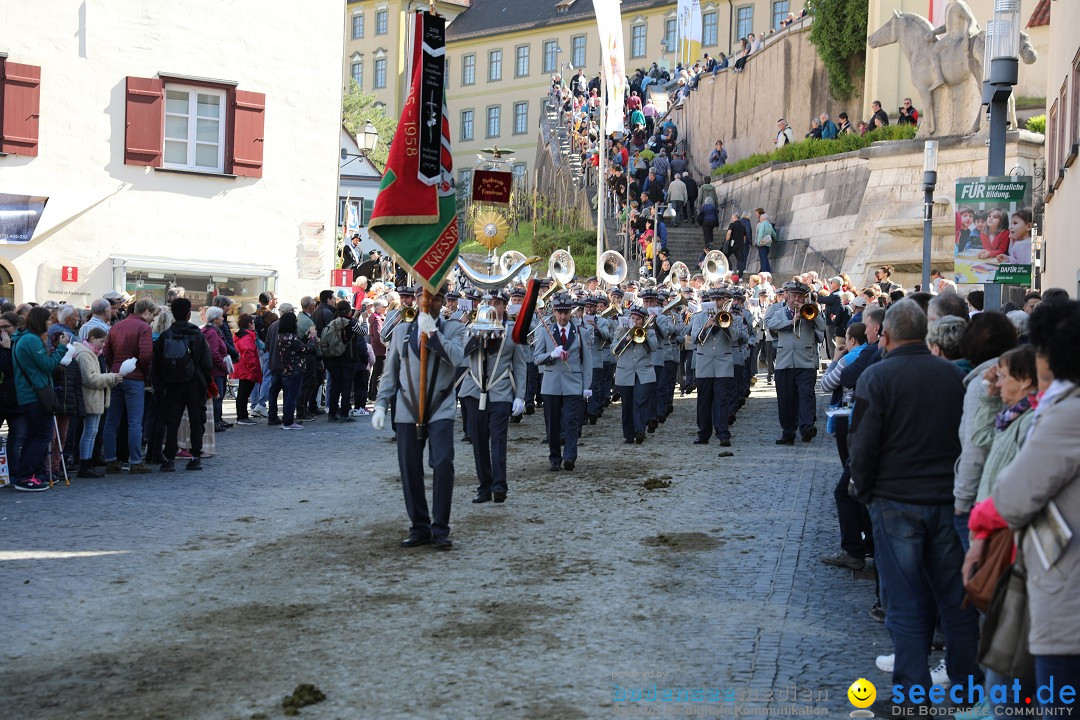 Blutritt - Reiterprozession - Heilig-Blut-Reliquie: Weingarten, 10.05.2024