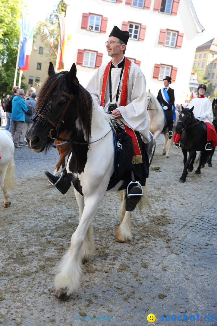 Blutritt - Reiterprozession - Heilig-Blut-Reliquie: Weingarten, 10.05.2024