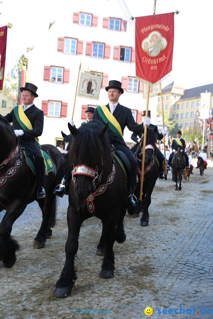 Blutritt - Reiterprozession - Heilig-Blut-Reliquie: Weingarten, 10.05.2024