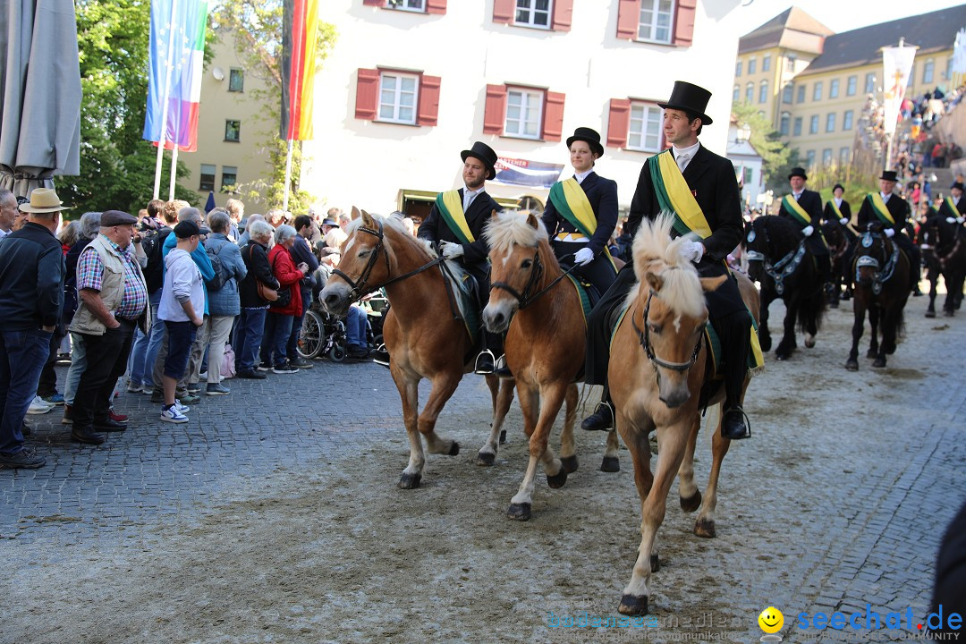 Blutritt - Reiterprozession - Heilig-Blut-Reliquie: Weingarten, 10.05.2024