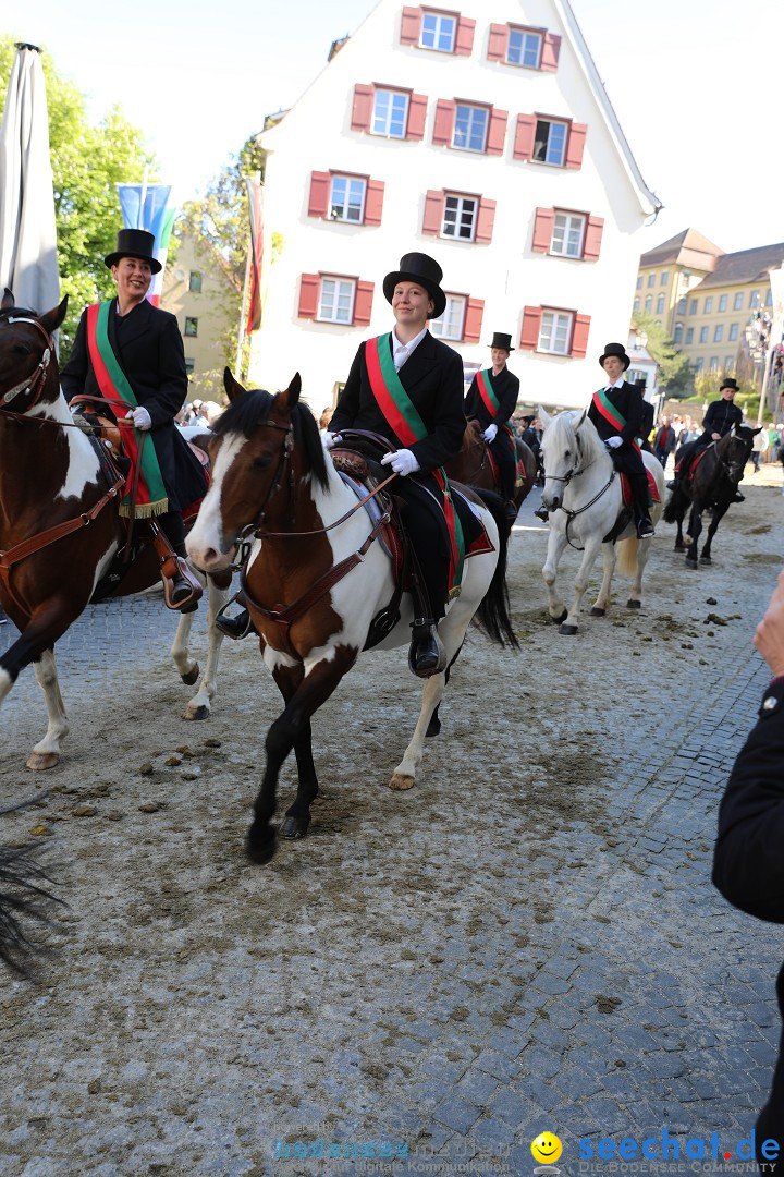 Blutritt - Reiterprozession - Heilig-Blut-Reliquie: Weingarten, 10.05.2024