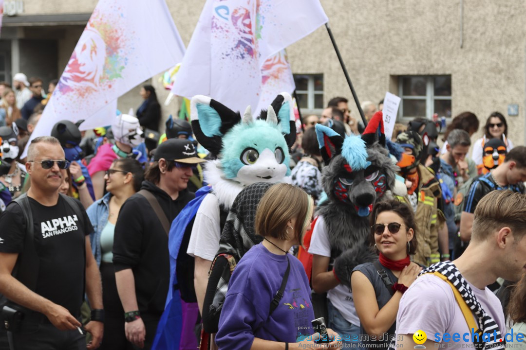 ZURICH PRIDE FESTIVAL: Zuerich - Schweiz, 15.06.2024