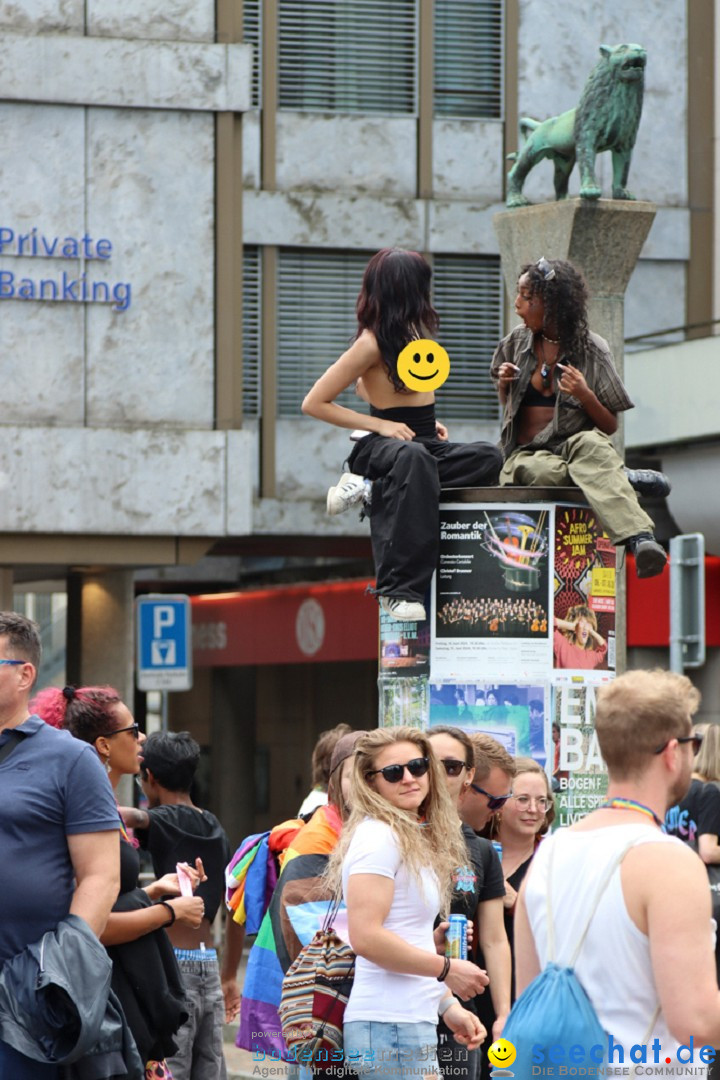 ZURICH PRIDE FESTIVAL: Zuerich - Schweiz, 15.06.2024