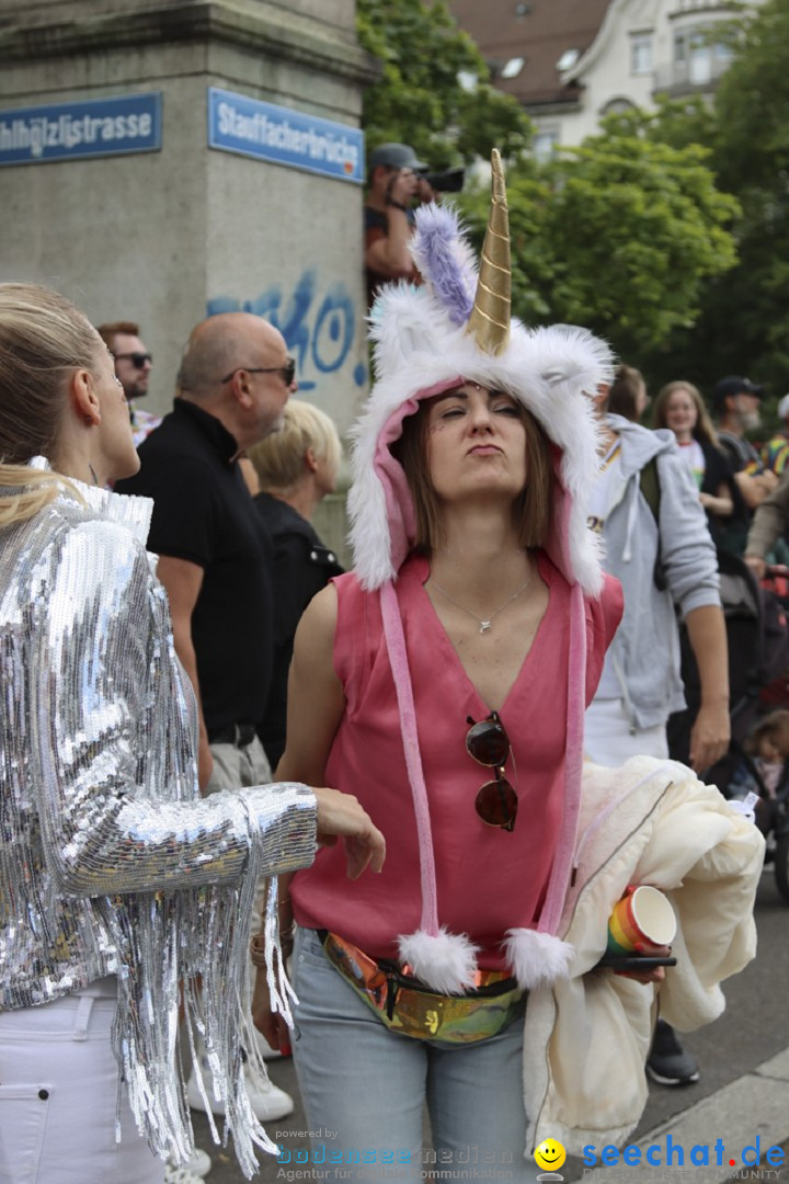 ZURICH PRIDE FESTIVAL: Zuerich - Schweiz, 15.06.2024