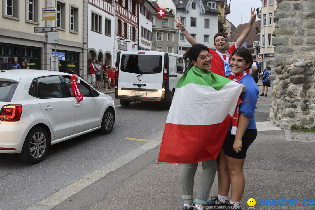 Europameisterschaft 2024: Schweiz-Italien 2:0: Arbon, 29.06.2024