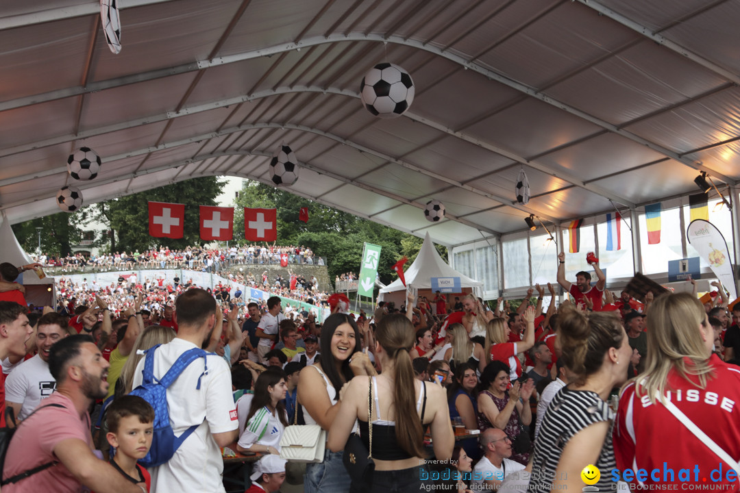 Europameisterschaft 2024: Schweiz-Italien 2:0: Arbon, 29.06.2024