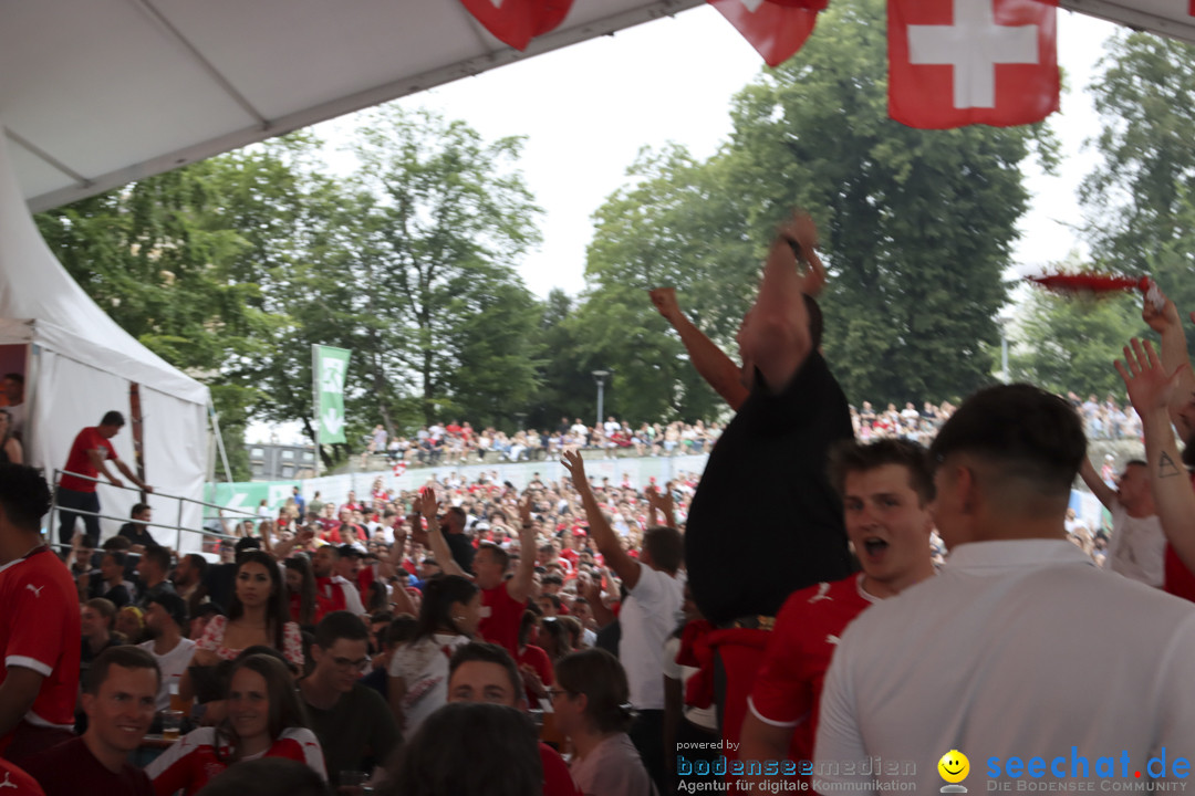 Europameisterschaft 2024: Schweiz-Italien 2:0: Arbon, 29.06.2024