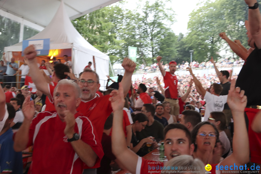 Europameisterschaft 2024: Schweiz-Italien 2:0: Arbon, 29.06.2024