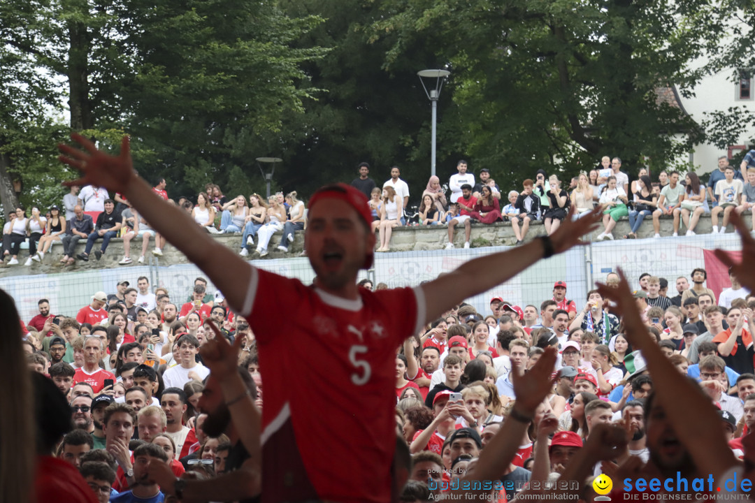 Europameisterschaft 2024: Schweiz-Italien 2:0: Arbon, 29.06.2024