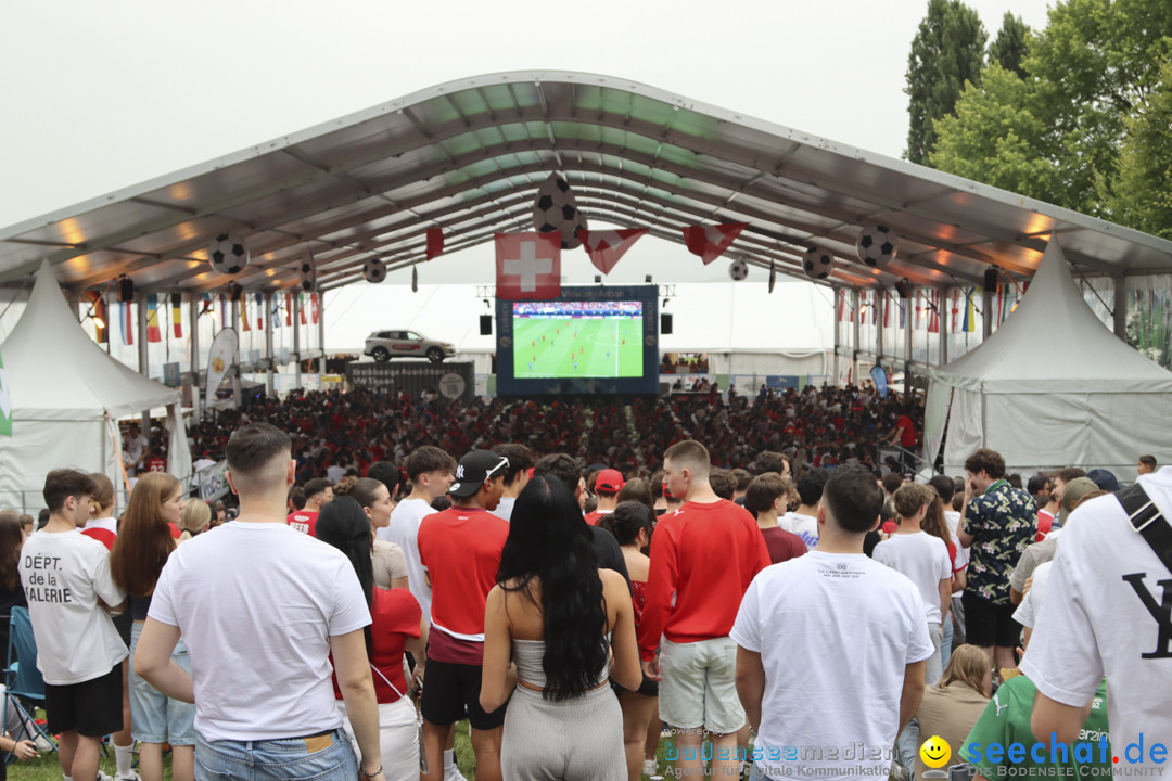 Europameisterschaft 2024: Schweiz-Italien 2:0: Arbon, 29.06.2024