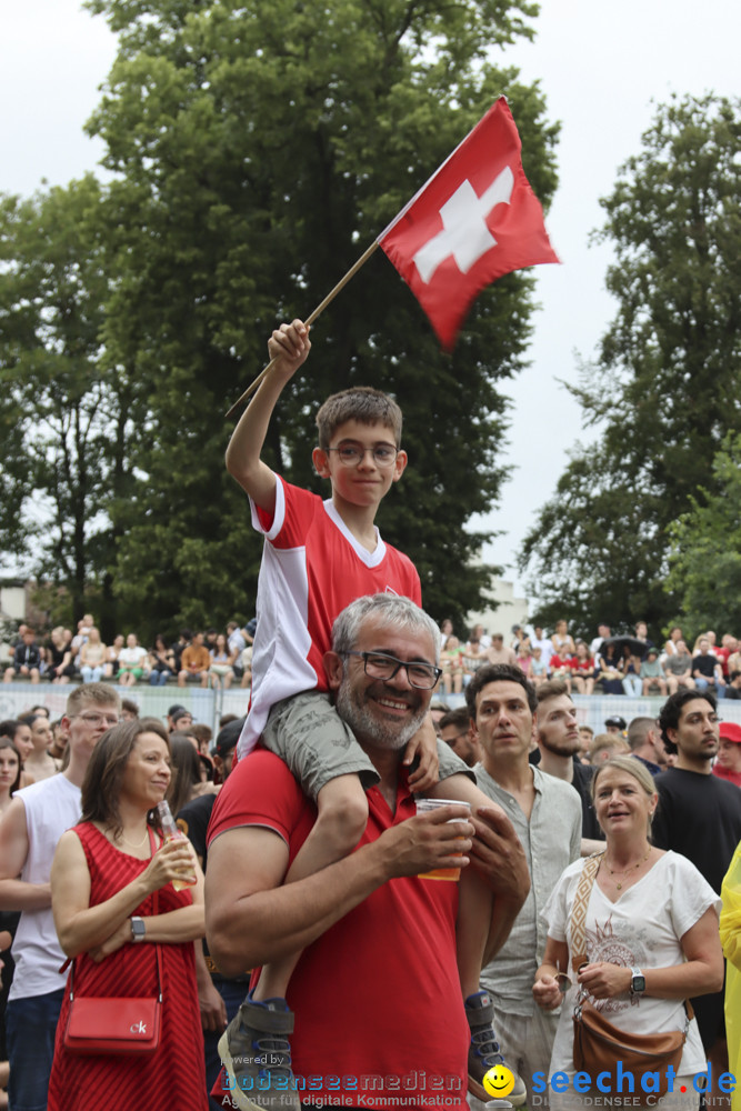 Europameisterschaft 2024: Schweiz-Italien 2:0: Arbon, 29.06.2024