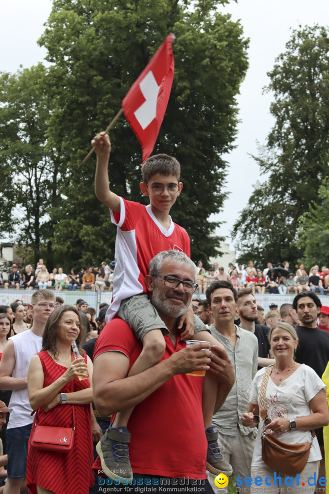 Europameisterschaft 2024: Schweiz-Italien 2:0: Arbon, 29.06.2024