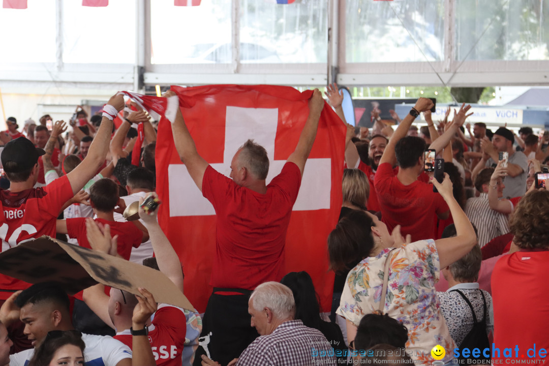 Europameisterschaft 2024: Schweiz-Italien 2:0: Arbon, 29.06.2024