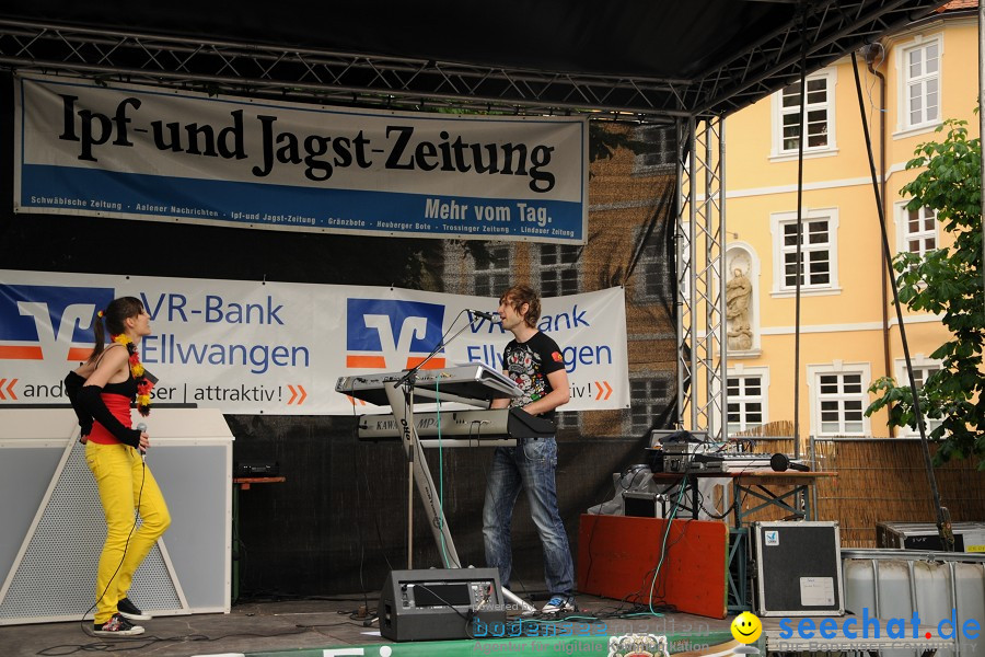 WM 2010 Public Viewing: Deutschland vs Australien (4:0) mit Band Face-of-Vi