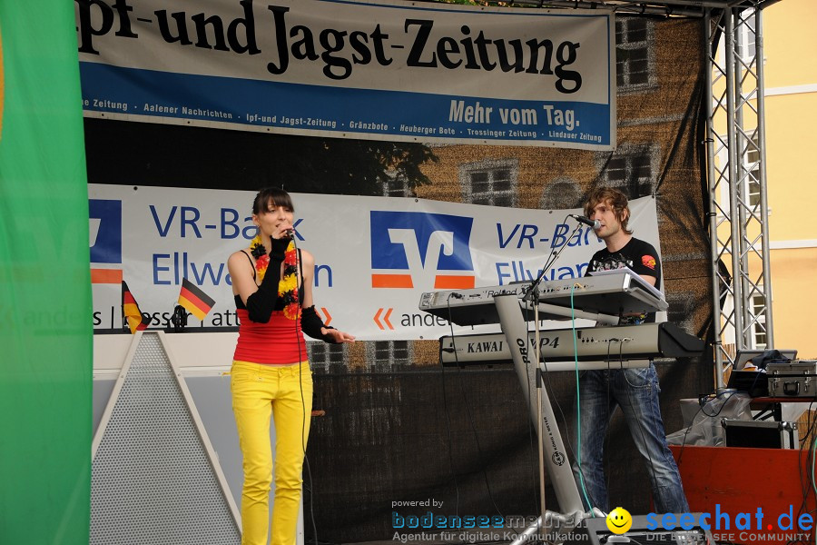 WM 2010 Public Viewing: Deutschland vs Australien (4:0) mit Band Face-of-Vi