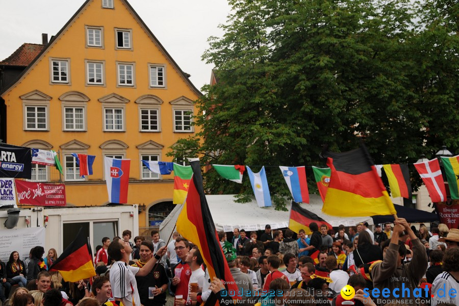 WM 2010 Public Viewing: Deutschland vs Australien (4:0) mit Band Face-of-Vi