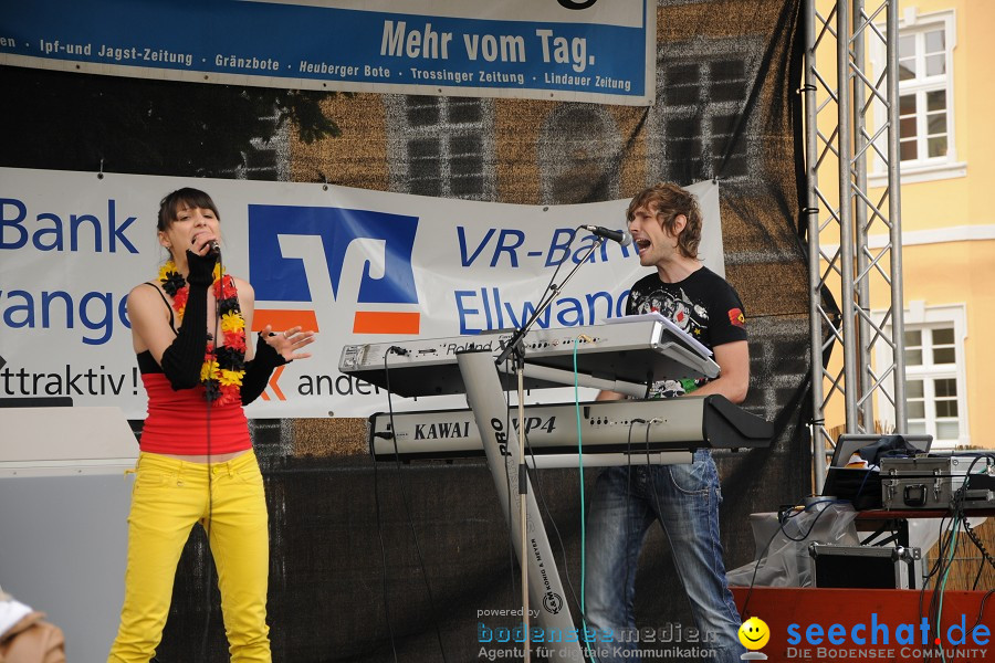 WM 2010 Public Viewing: Deutschland vs Australien (4:0) mit Band Face-of-Vi