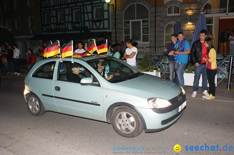 WM2010: Deutschland vs Ghana (1:0): Stockach, 23.06.2010