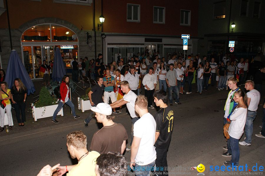 WM2010: Deutschland vs Ghana (1:0): Stockach, 23.06.2010