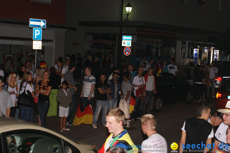 WM2010: Deutschland vs Ghana (1:0): Stockach, 23.06.2010