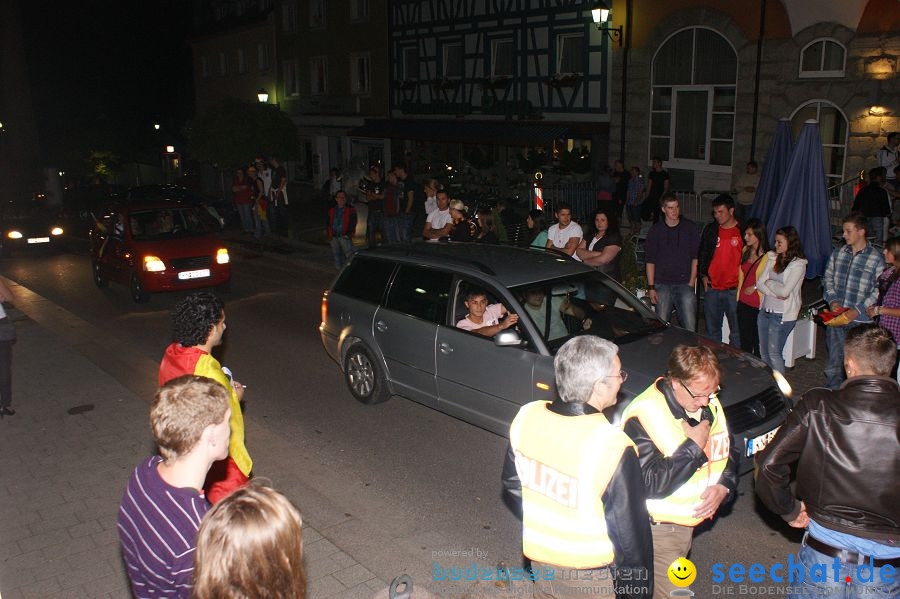 WM2010: Deutschland vs Ghana (1:0): Stockach, 23.06.2010