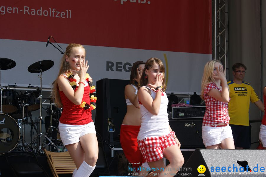 WM-2010: Deutschland-England (4:1): Stadthalle Singen, 27.06.2010