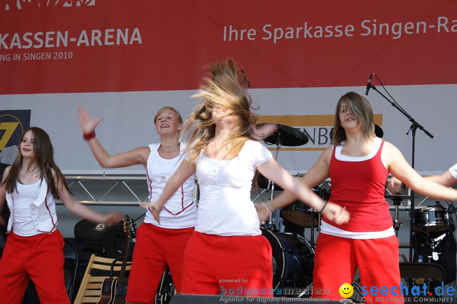 WM-2010: Deutschland-England (4:1): Stadthalle Singen, 27.06.2010