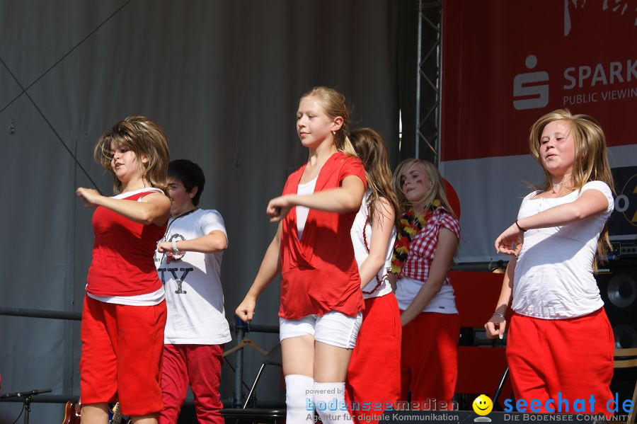 WM-2010: Deutschland-England (4:1): Stadthalle Singen, 27.06.2010