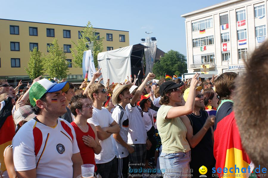 WM-2010: Deutschland-England (4:1): Stadthalle Singen, 27.06.2010