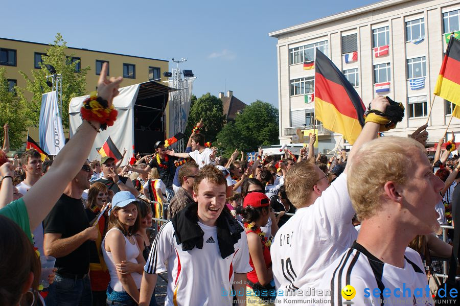 WM-2010: Deutschland-England (4:1): Stadthalle Singen, 27.06.2010