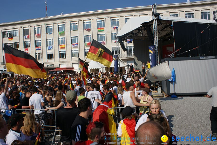 WM-2010: Deutschland-England (4:1): Stadthalle Singen, 27.06.2010