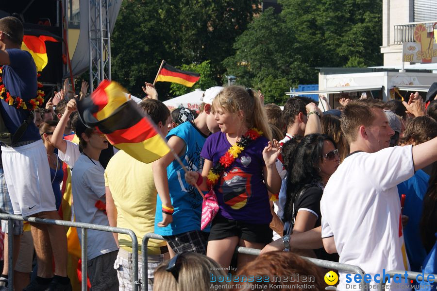 WM-2010: Deutschland-England (4:1): Stadthalle Singen, 27.06.2010