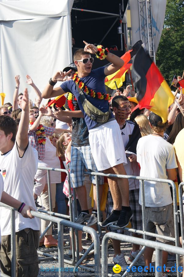 WM-2010: Deutschland-England (4:1): Stadthalle Singen, 27.06.2010