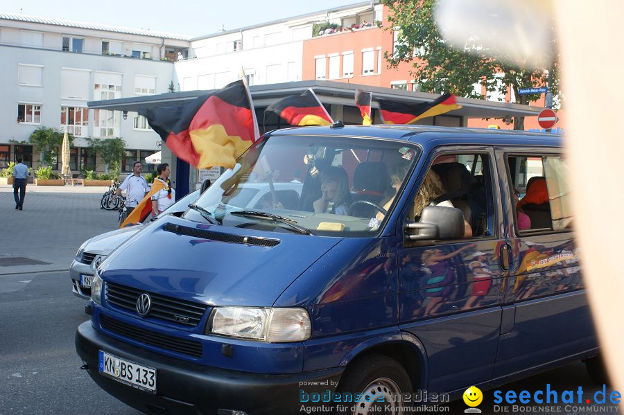 WM-2010: Deutschland-England (4:1): Stadthalle Singen, 27.06.2010