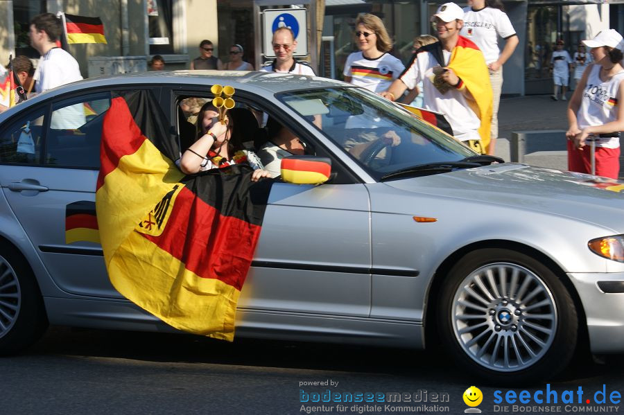 WM-2010: Deutschland-England (4:1): Stadthalle Singen, 27.06.2010