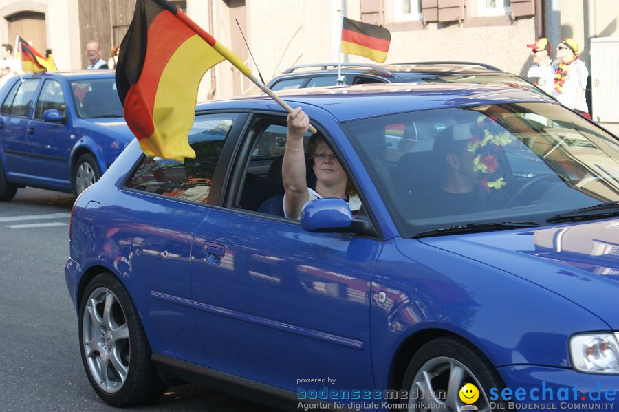 WM-2010: Deutschland-England (4:1): Stadthalle Singen, 27.06.2010